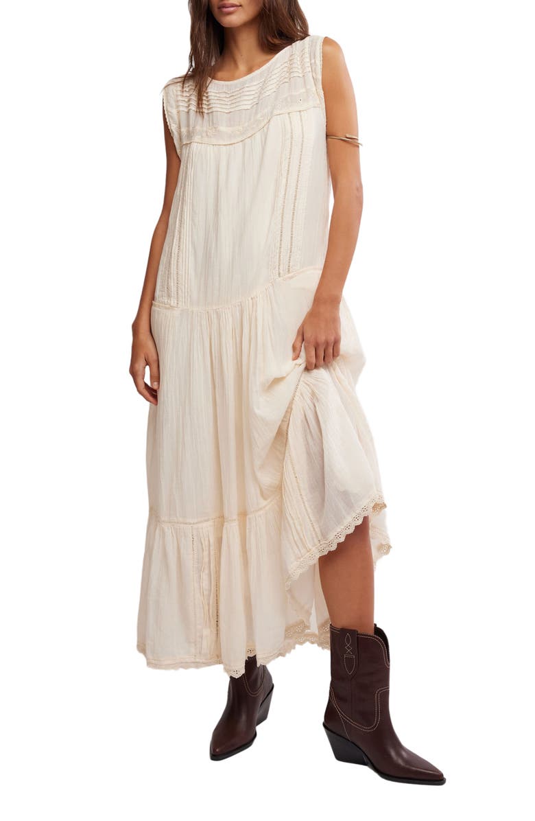 Free People Meadow's Edge Cotton Maxi Dress, Main, color,