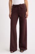 WARP+WEFT The Big Easy High Waist Wide Leg Drawstring Jeans