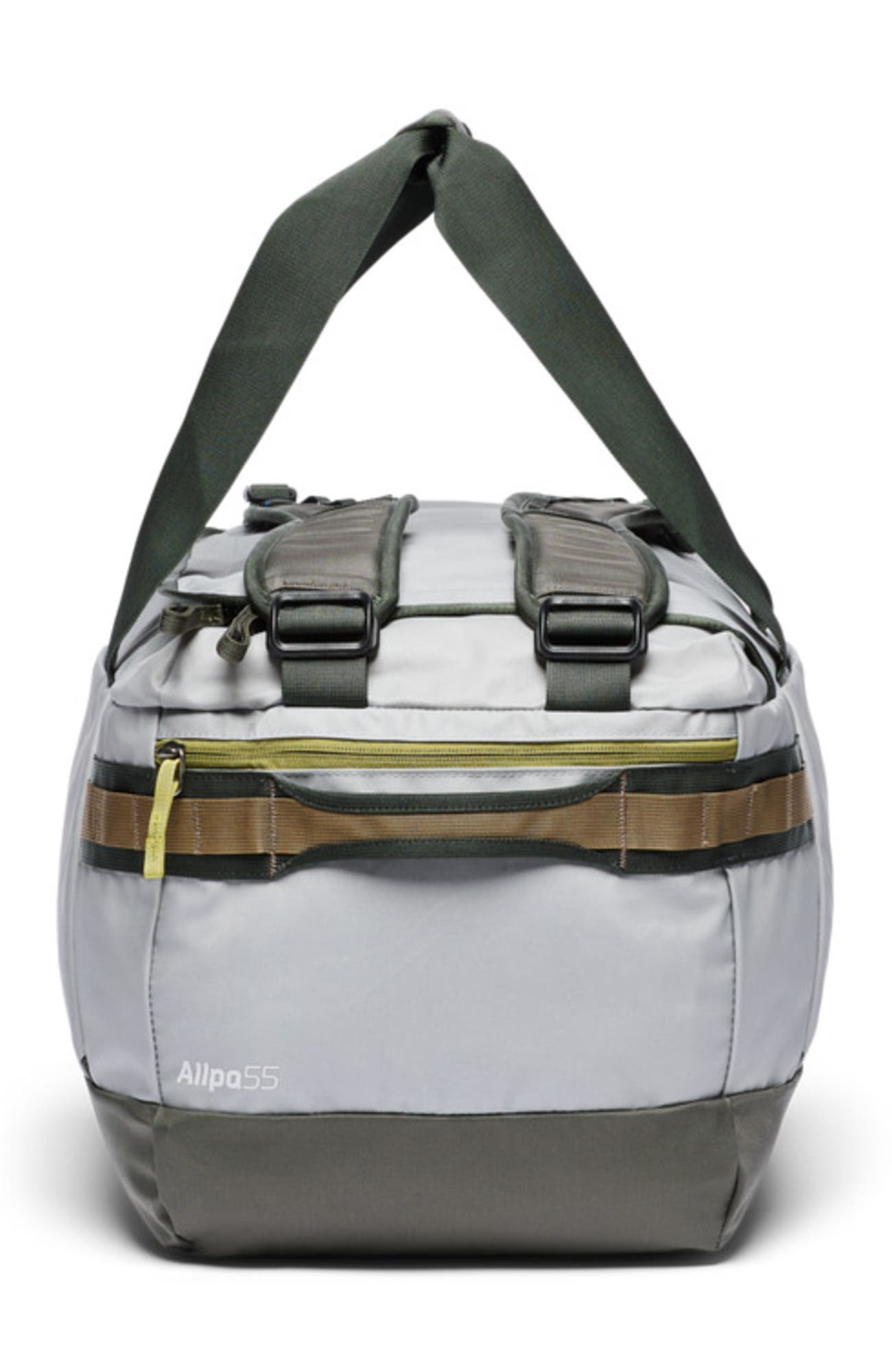 Cotopaxi Allpa Getaway 55L Duffel, Alternate, color, Smoke/Cinder