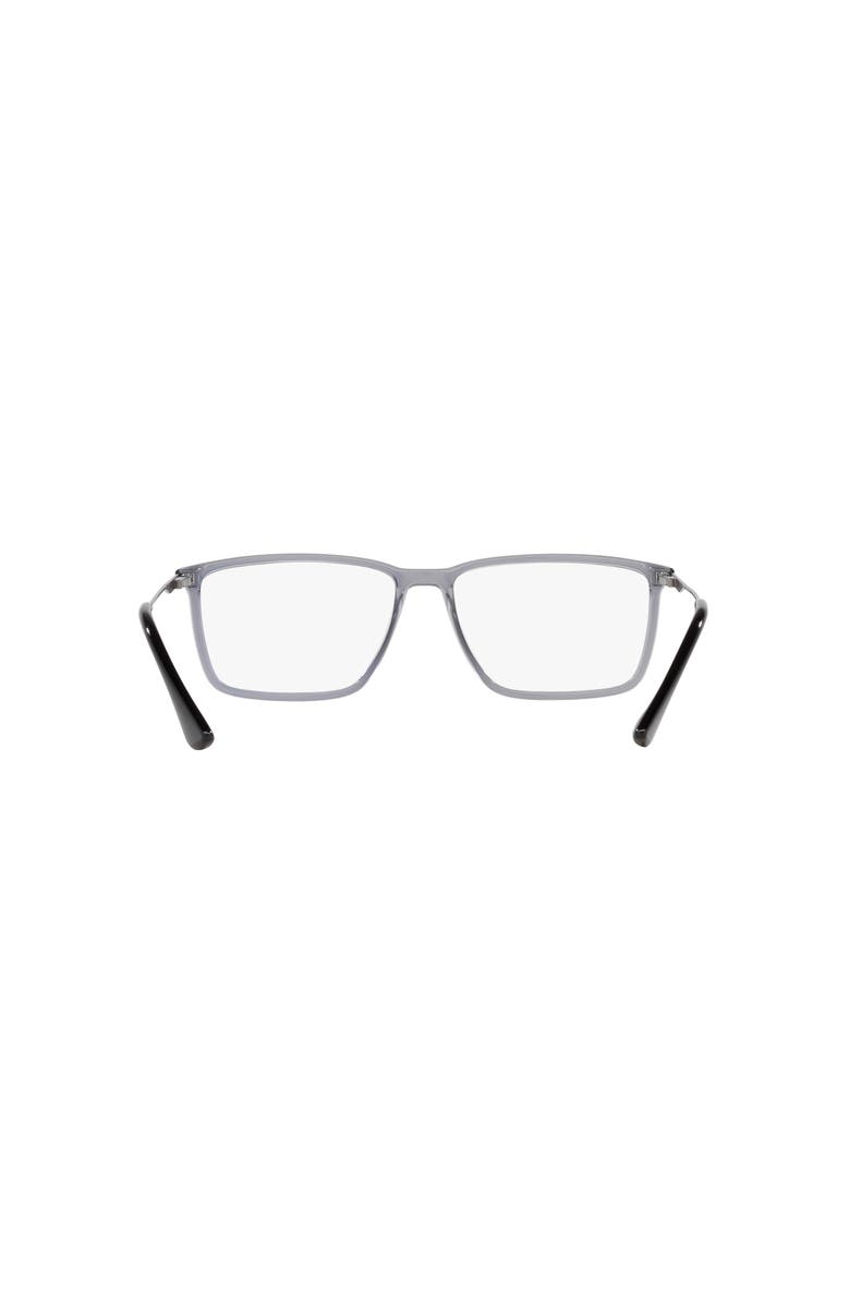 Lenscrafters 58mm Rectangle optical glasses, Alternate, color, Grey