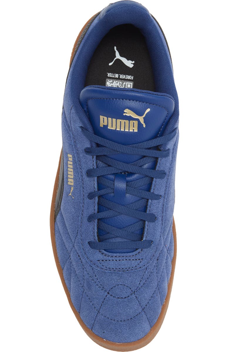 PUMA Club II Indoor Sneaker, Alternate, color, Blue Jewel/ Puma Black