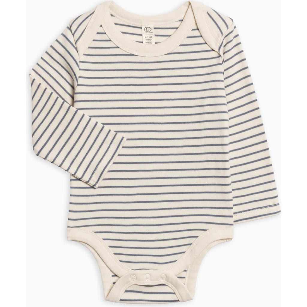 Colored Organics Kids' Organic River Bodysuit In Gray