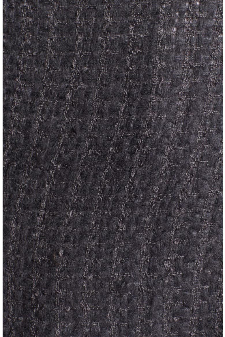 Fringed Button Front Wrap, Alternate, color, GREY FORGED