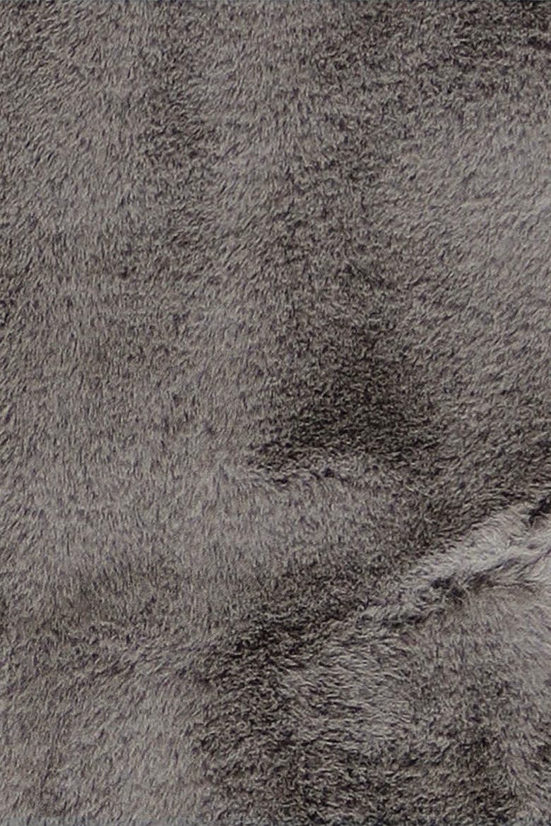 Faux Fur Rectangular Throw 5' X 8' - Grey, Alternate, color, GREY