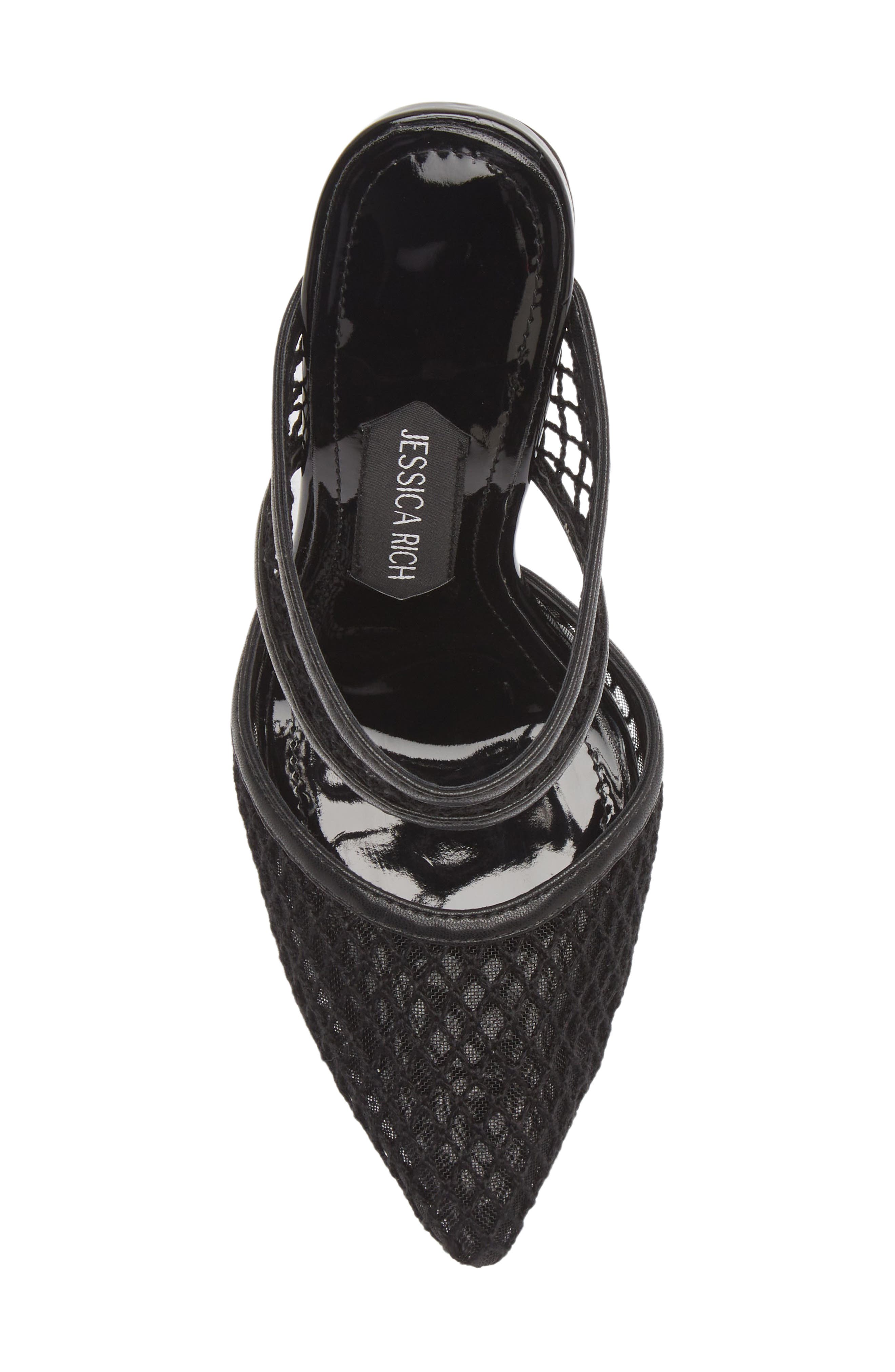 JESSICA RICH Ysabelle Fishnet Pointed Toe Pump, Alternate, color, 