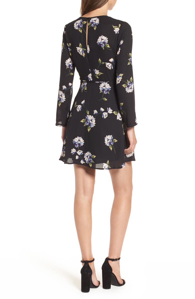 All in Favor Elly Wrap Dress, Alternate, color,