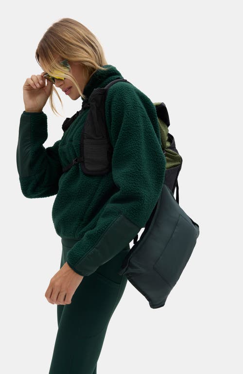 Halfdays Nellie Packable Puffer Jacket In Green