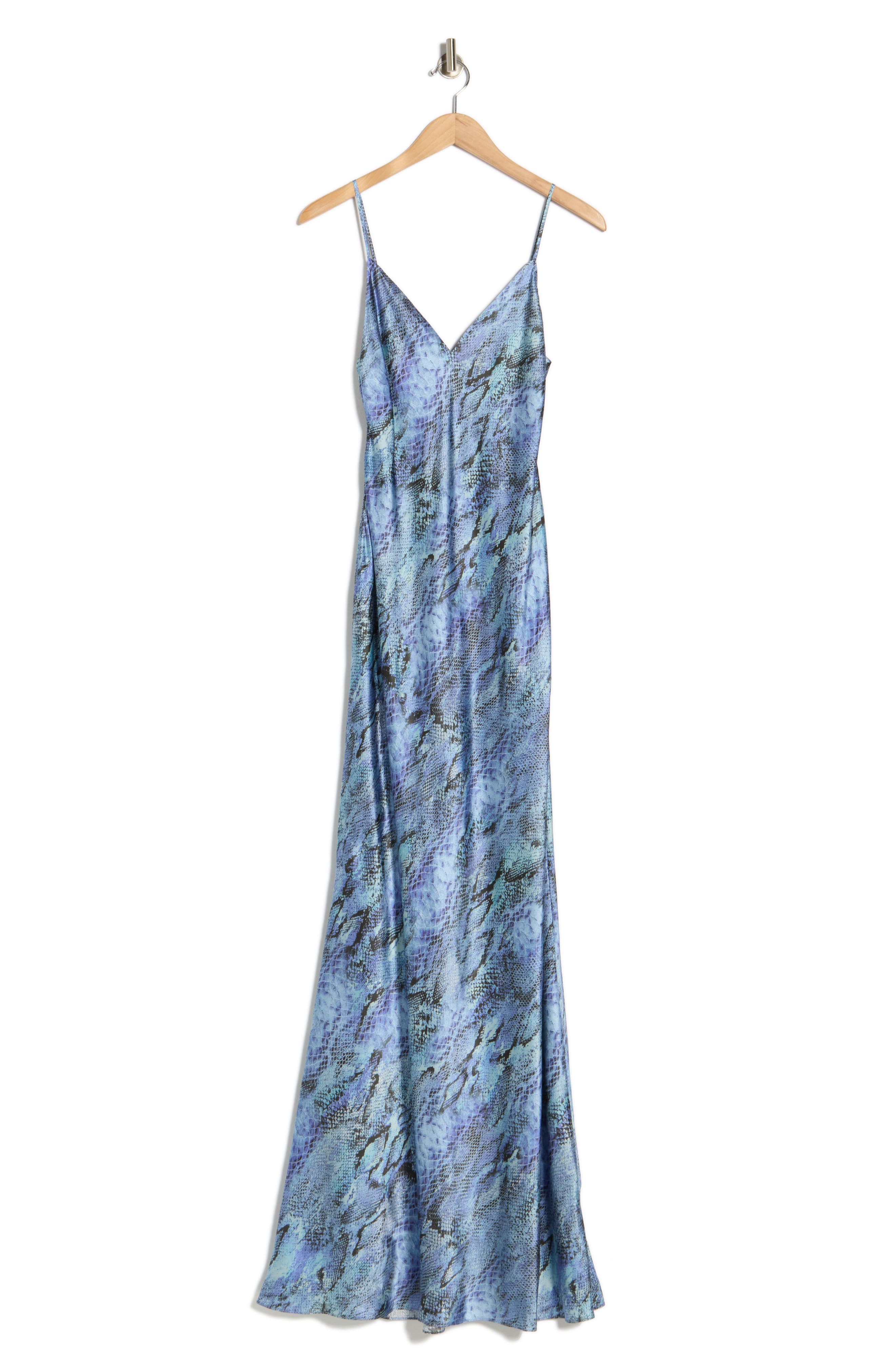 L'AGENCE Serita Bias Cut Silk Slipdress