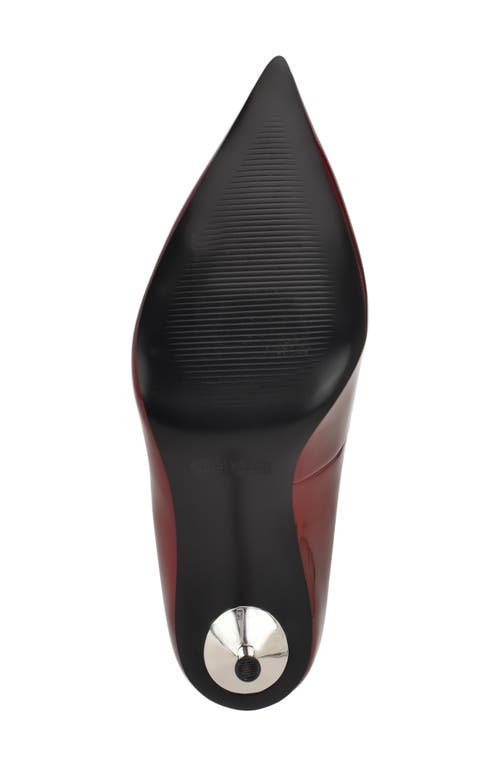 Nine West Deonne Pointed Toe Pump In Red