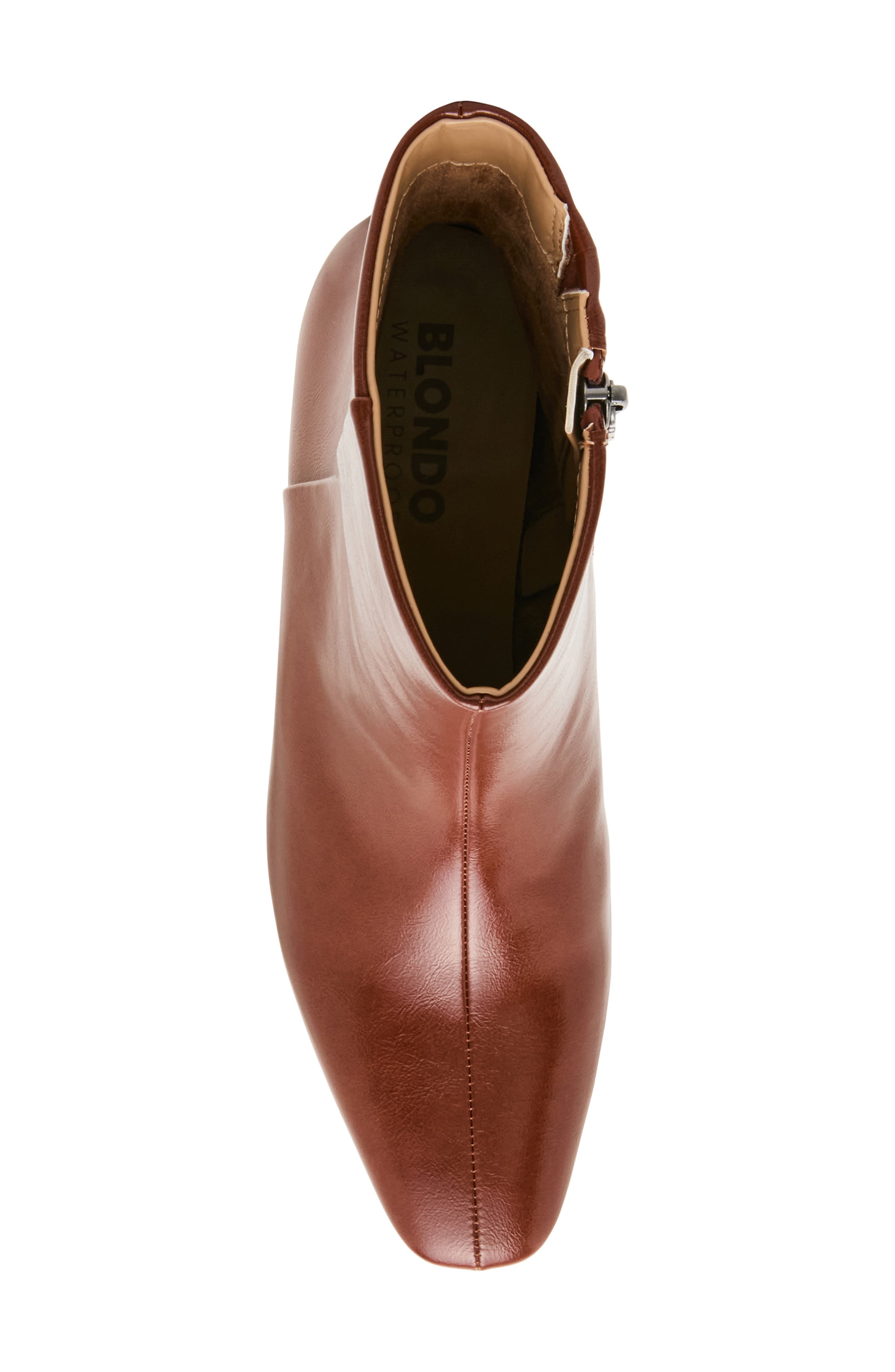 Serra Waterproof Bootie, Alternate, color, COGNAC SMOOTH