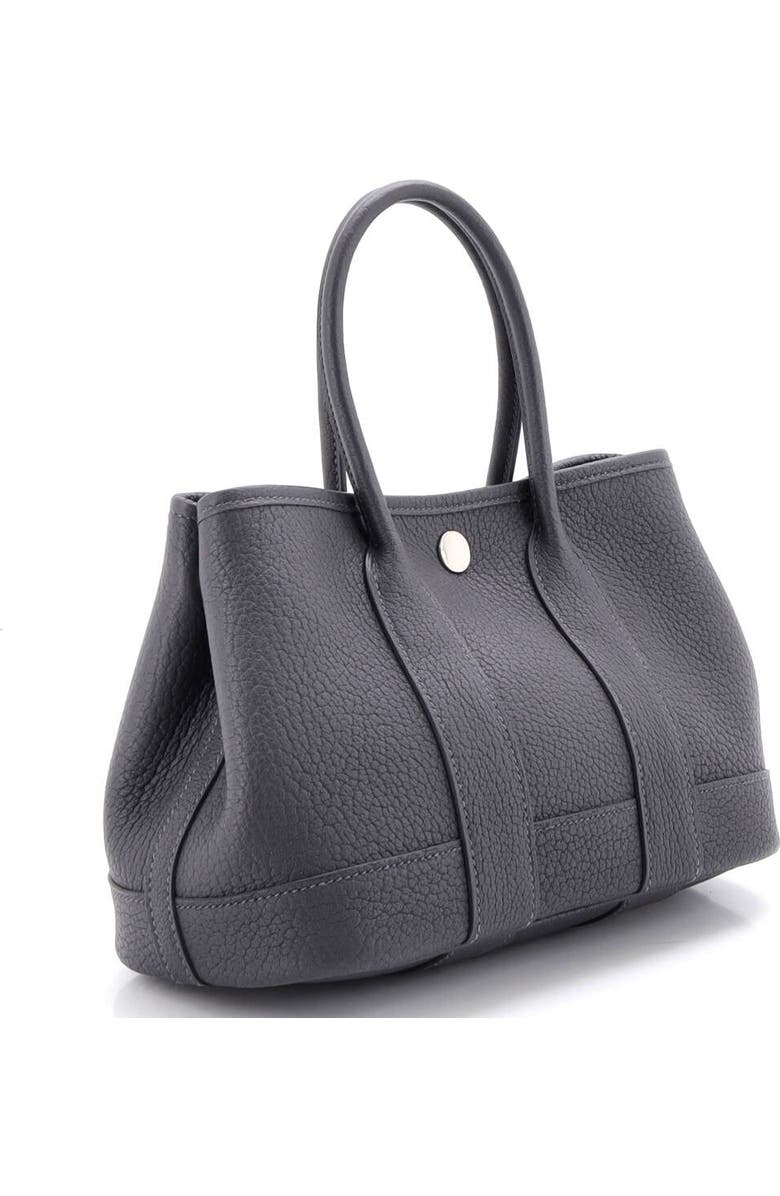 Pre-Owned Hermes Neo Garden Party Tote Leather 23, Alternate, color, Gris Misty