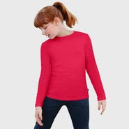 CITY THREADS Baby Girls Long Sleeve Soft 100% Cotton Jersey T-Shirt