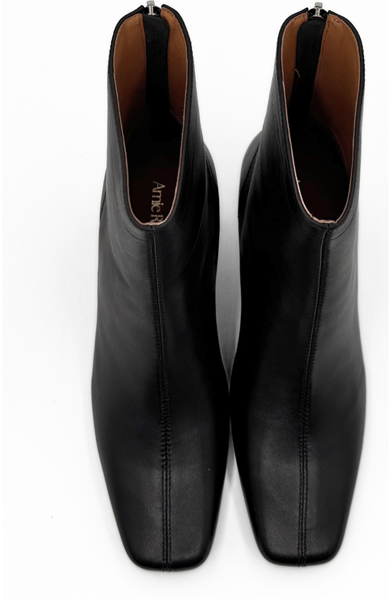Amie Rafa Harlow Leather Bootie, Alternate, color, Black
