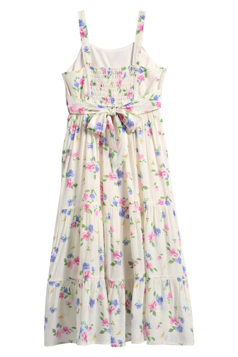 Kids' Emma Tiered Maxi Dress, Alternate, color, IVORY