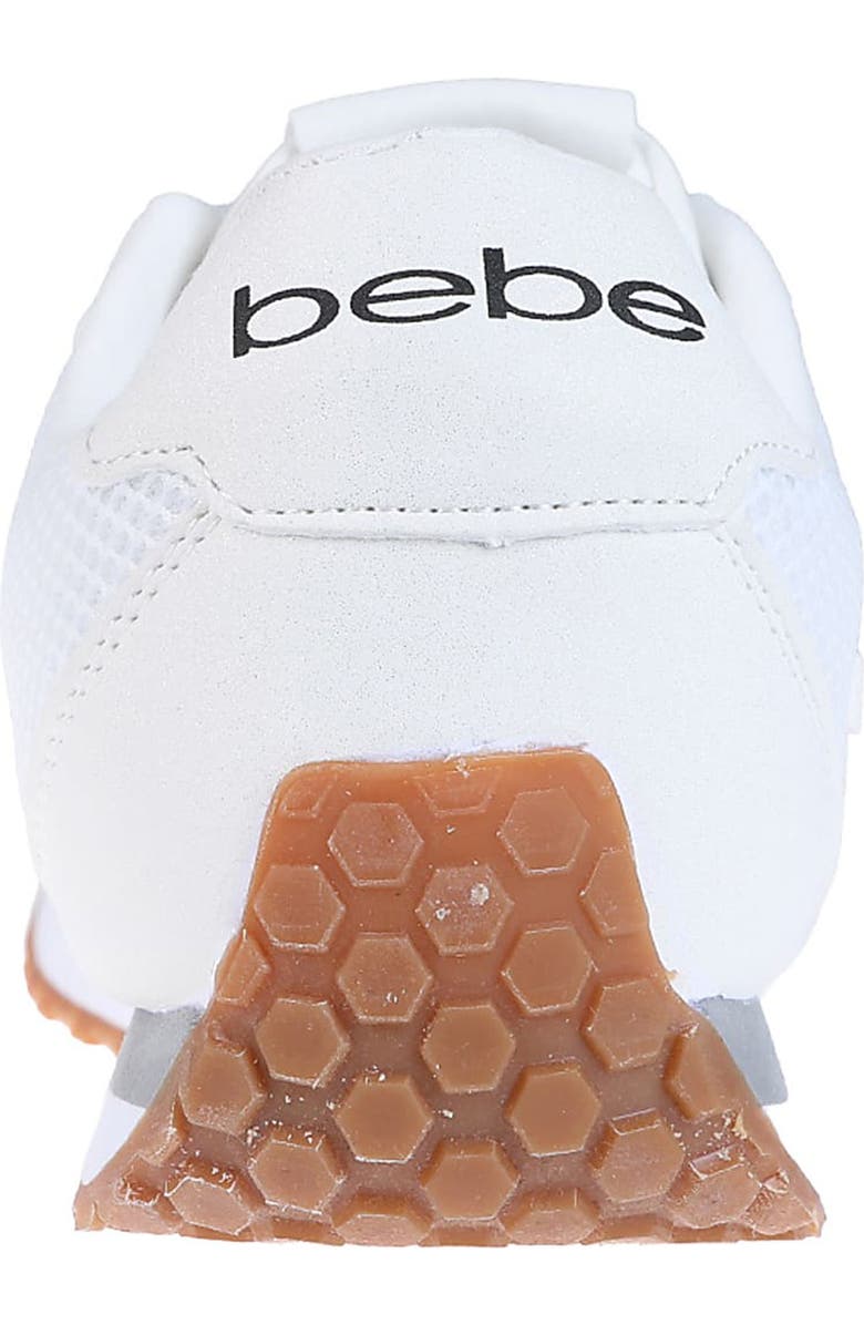 bebe Mixed Media Jogger Sneaker, Alternate, color,