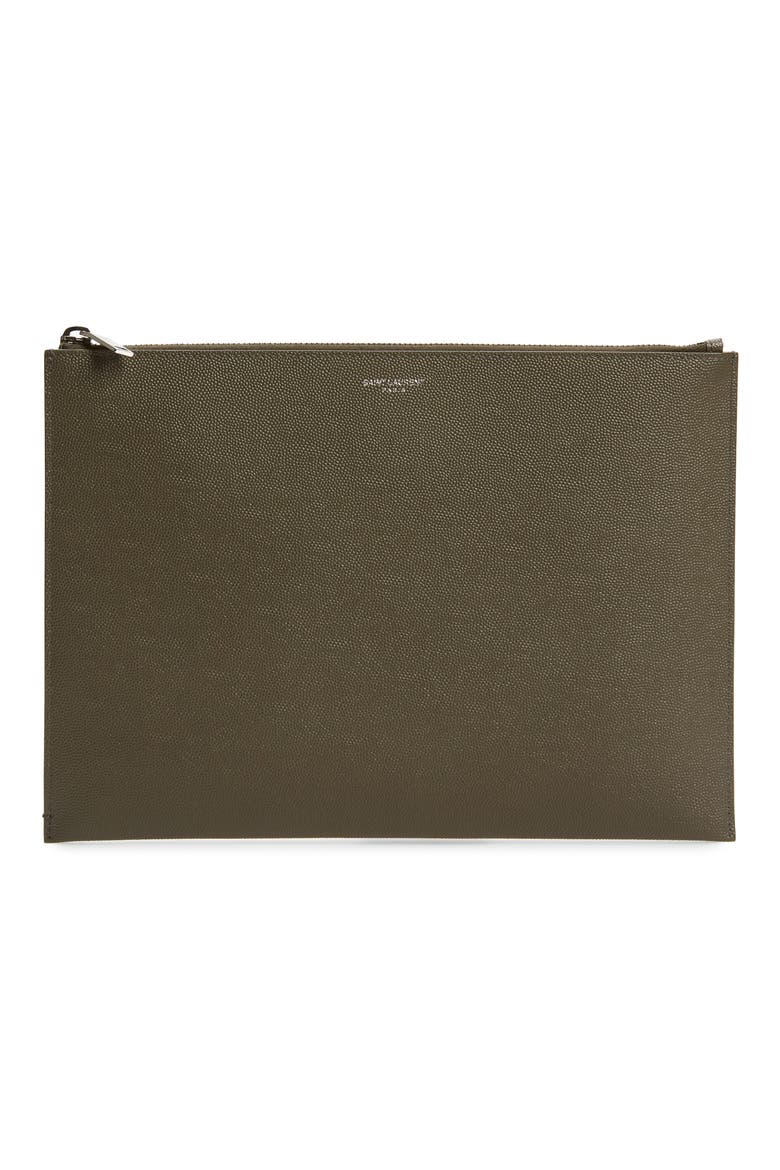 Leather iPad Case, Main, color, BROWN