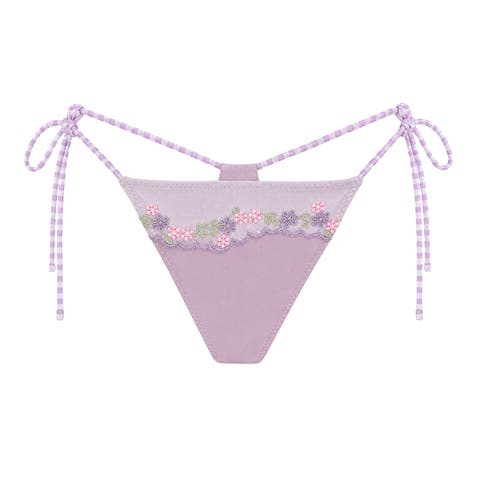 Aster Plaid Bikini Bottom