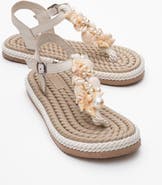 Forever & Always Shoes Lely Leather Thong Sandal
