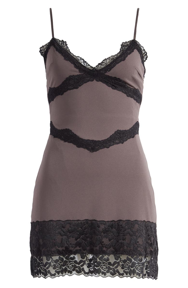 Mistress Rocks Lace Trim Minidress, Alternate, color, 