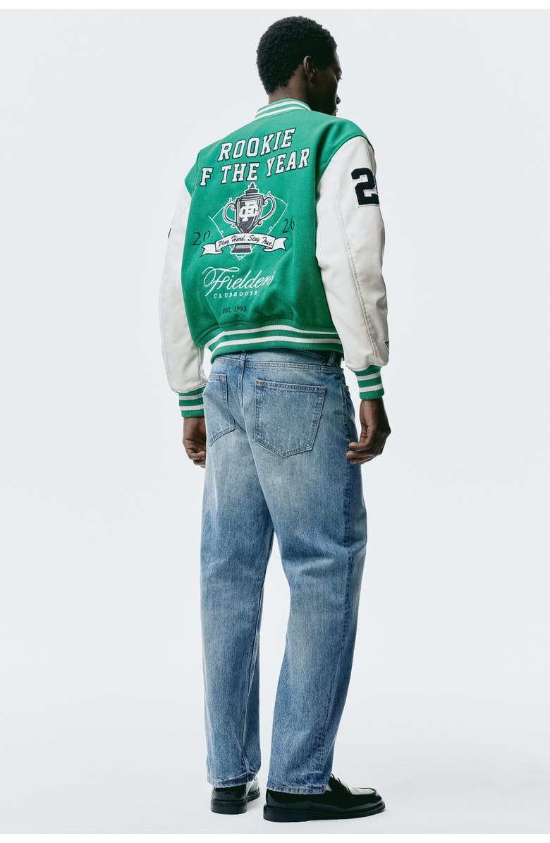 H&M Loose Jeans, Alternate, color, Blue
