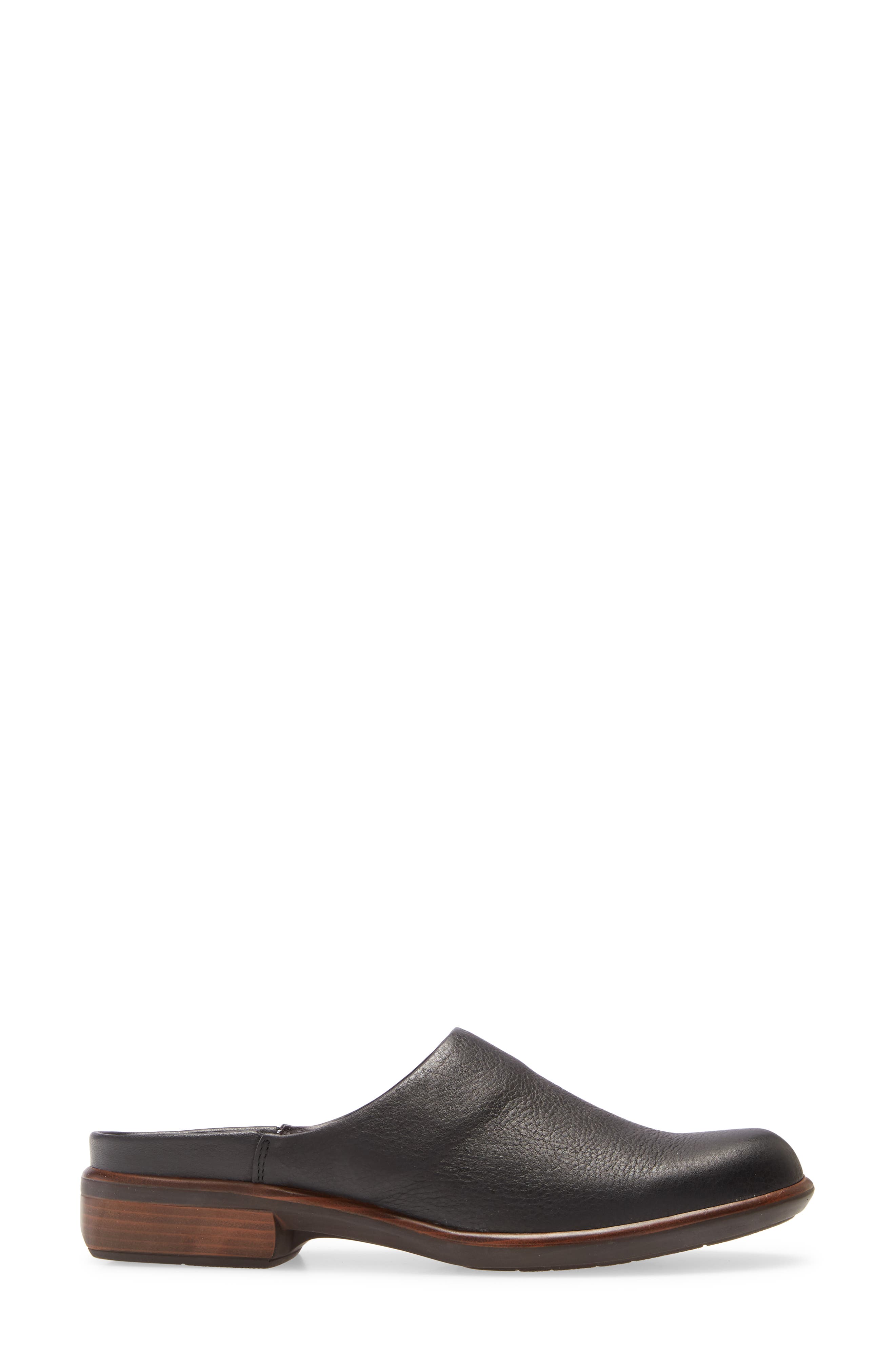 Naot Lodos Mule, Alternate, color, Soft Black Leather