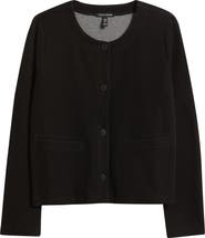 Eileen Fisher Organic Cotton Short Jacket