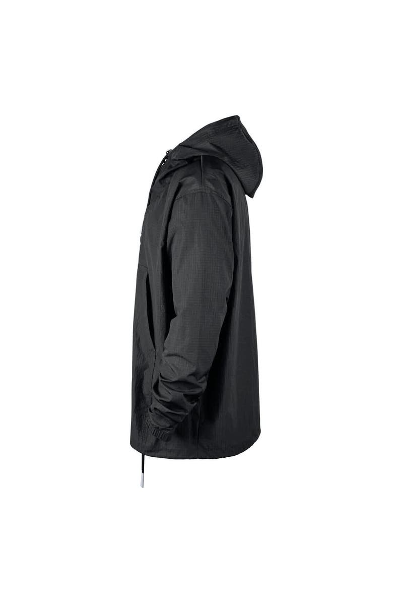 Nike Men's Nike  Black Brooklyn Nets Courtside Premium Club Anorak Quarter-Zip Hoodie Jacket, Alternate, color, Black