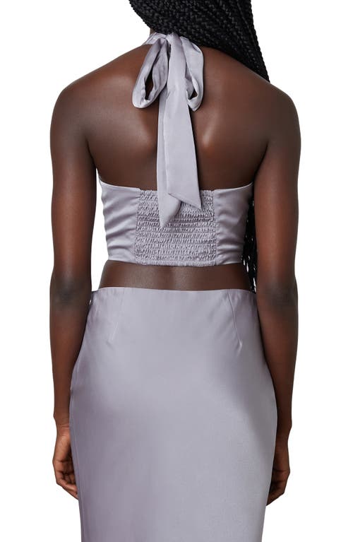 Nia Ren Corset Top In Silver