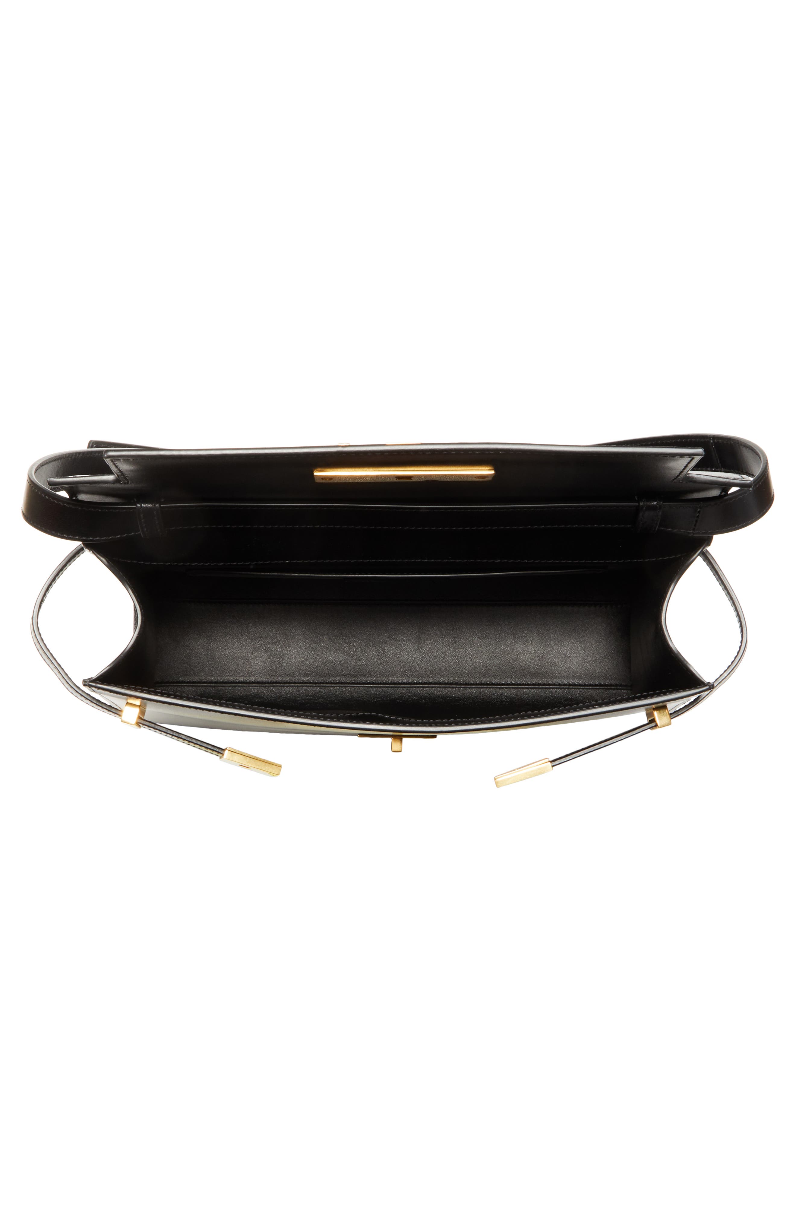 Saint Laurent Medium Manhattan Shoulder Tote, Alternate, color, Noir