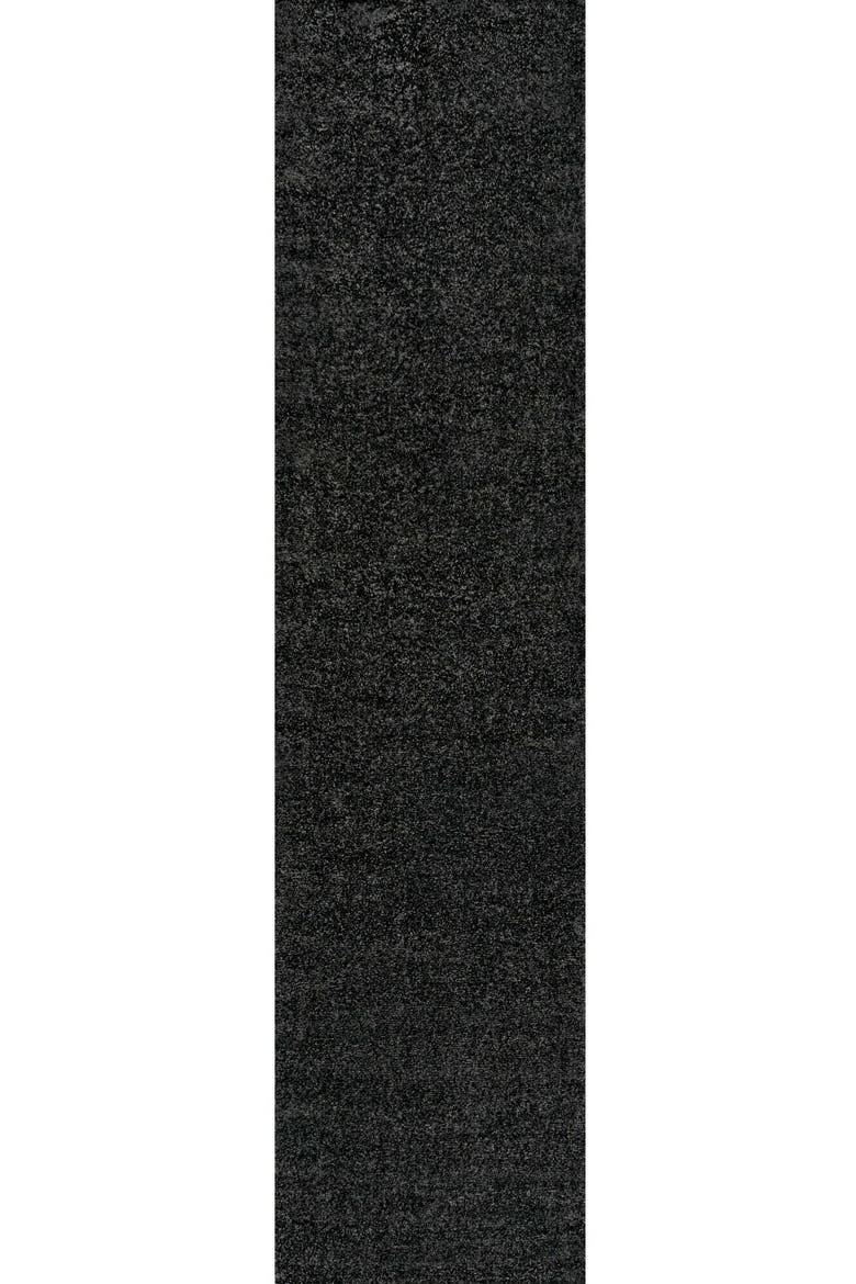 Haze Solid Low-Pile Area Rug, Main, color, Black