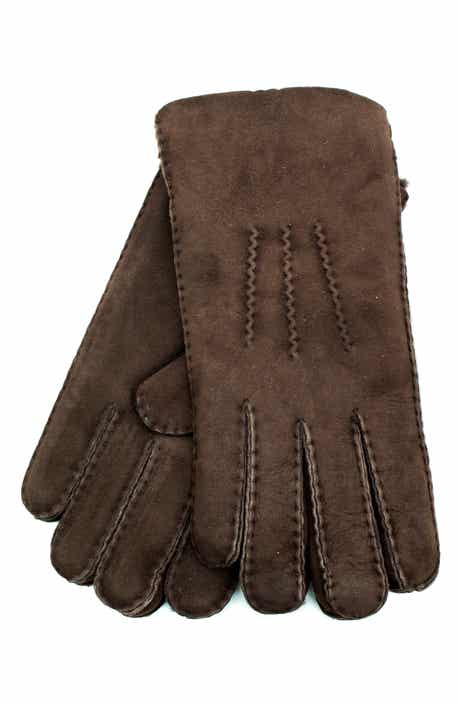 Portolano Genuine Shearling Trimmed Gloves