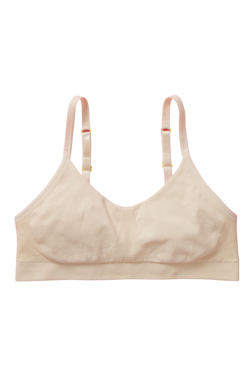 Yellowberry Tulip Seamless Bra In Doe