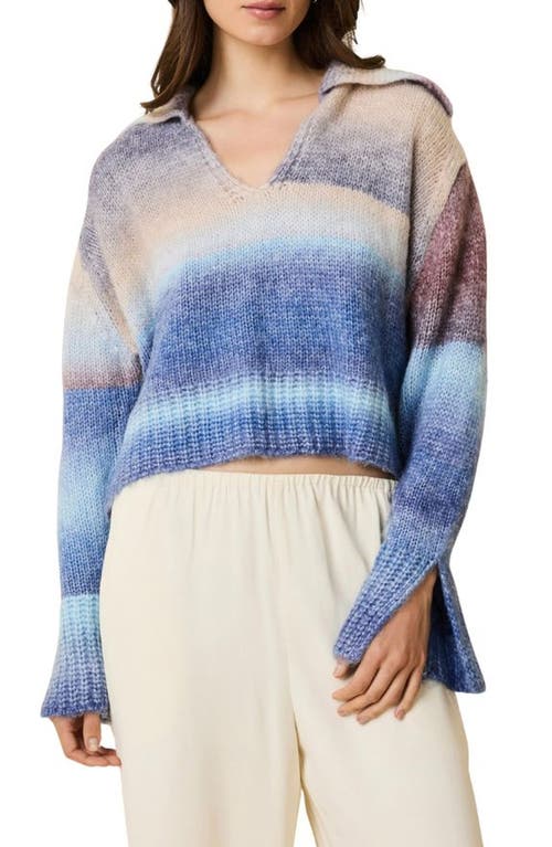 Solid & Striped The Lola Ombré Stripe Sweater In Multi