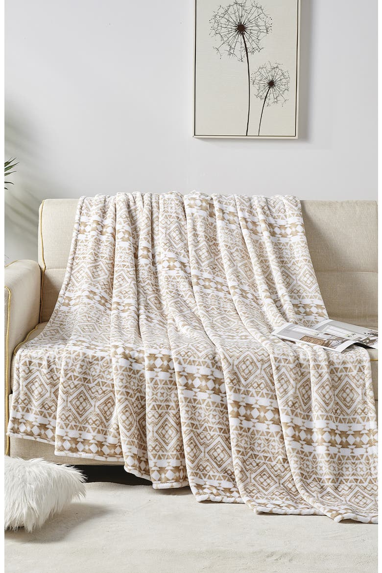 Plush Throw Blanket, Alternate, color, TALA