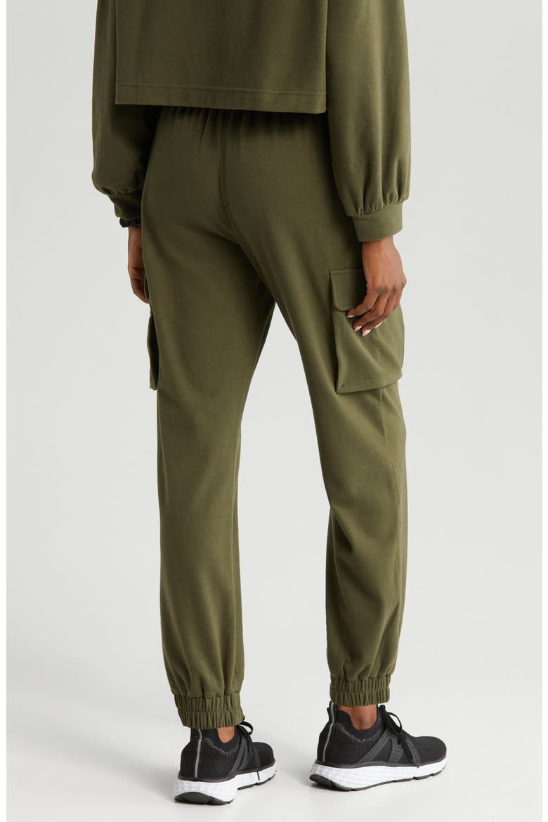 Cozy Utility Joggers, Alternate, color, OLIVE NIGHT