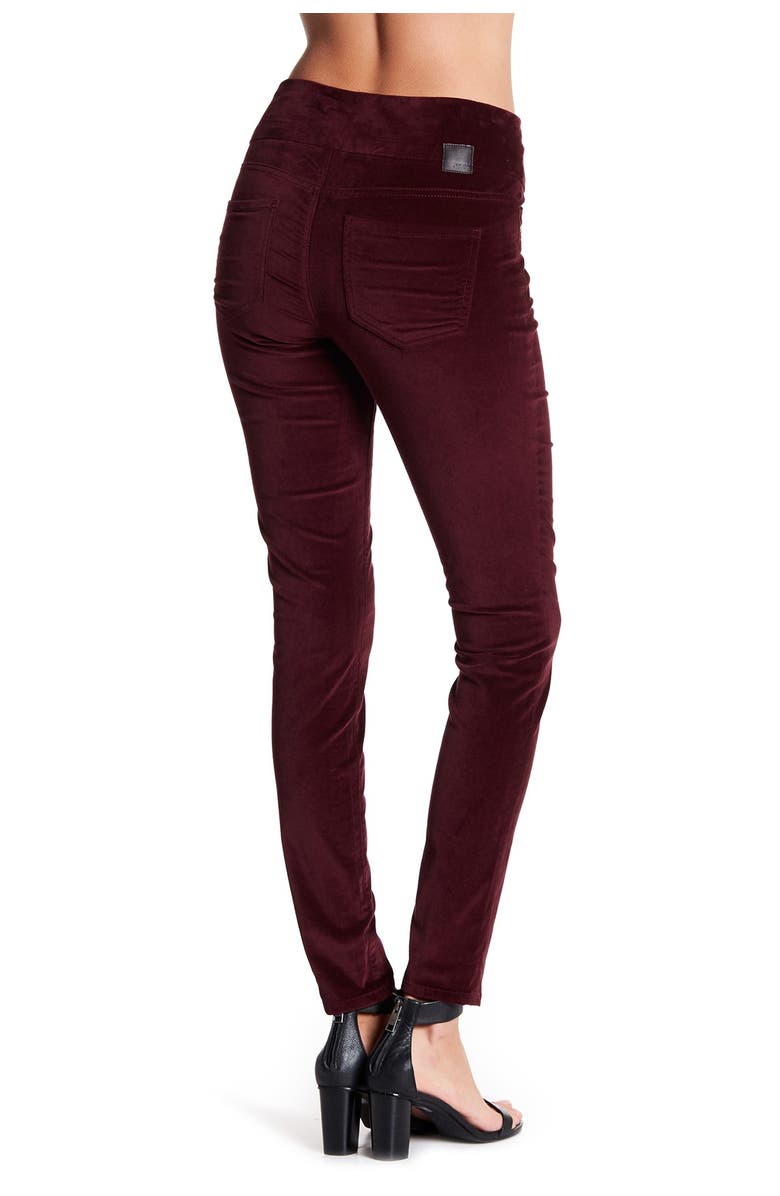 JAG Nora Stretch Velvet Skinny Pants, Alternate, color,