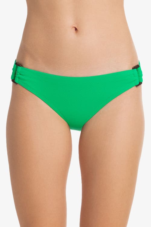 Helen Jon Tortoise Hipster In Chevron Textured Kelly Green