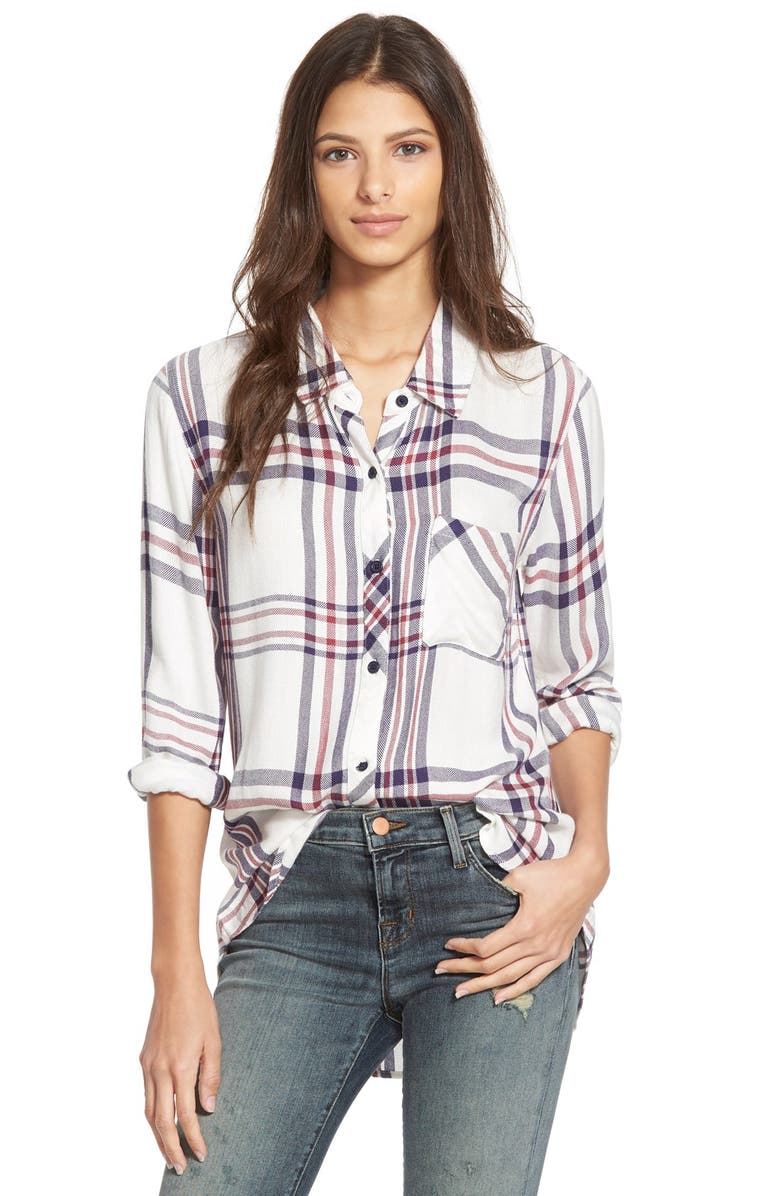 Rails Plaid Shirt, Main, color, 