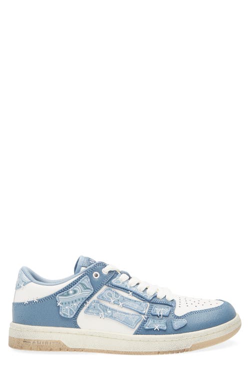 Amiri Men Tow-tone Leather Bandana Skel Sneakers