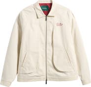 MALBON GOLF Field Cotton Two Way Zip Golf Jacket