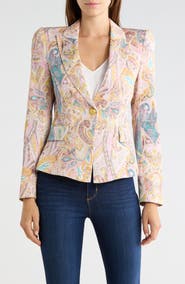 L'AGENCE Kaisley Paisley Blazer
