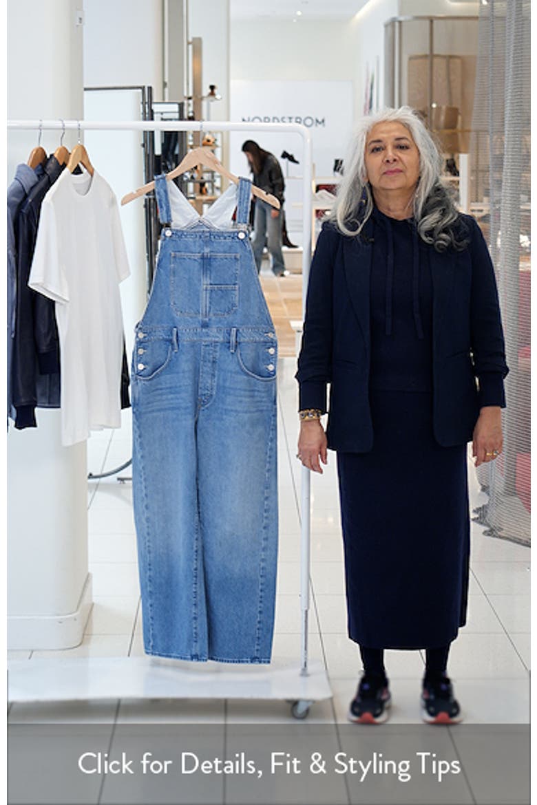 The Half-Pipe Ankle Barrel Leg Denim Overalls video