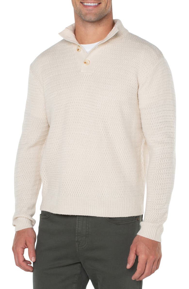 Liverpool Mock Neck Sweater, Alternate, color,