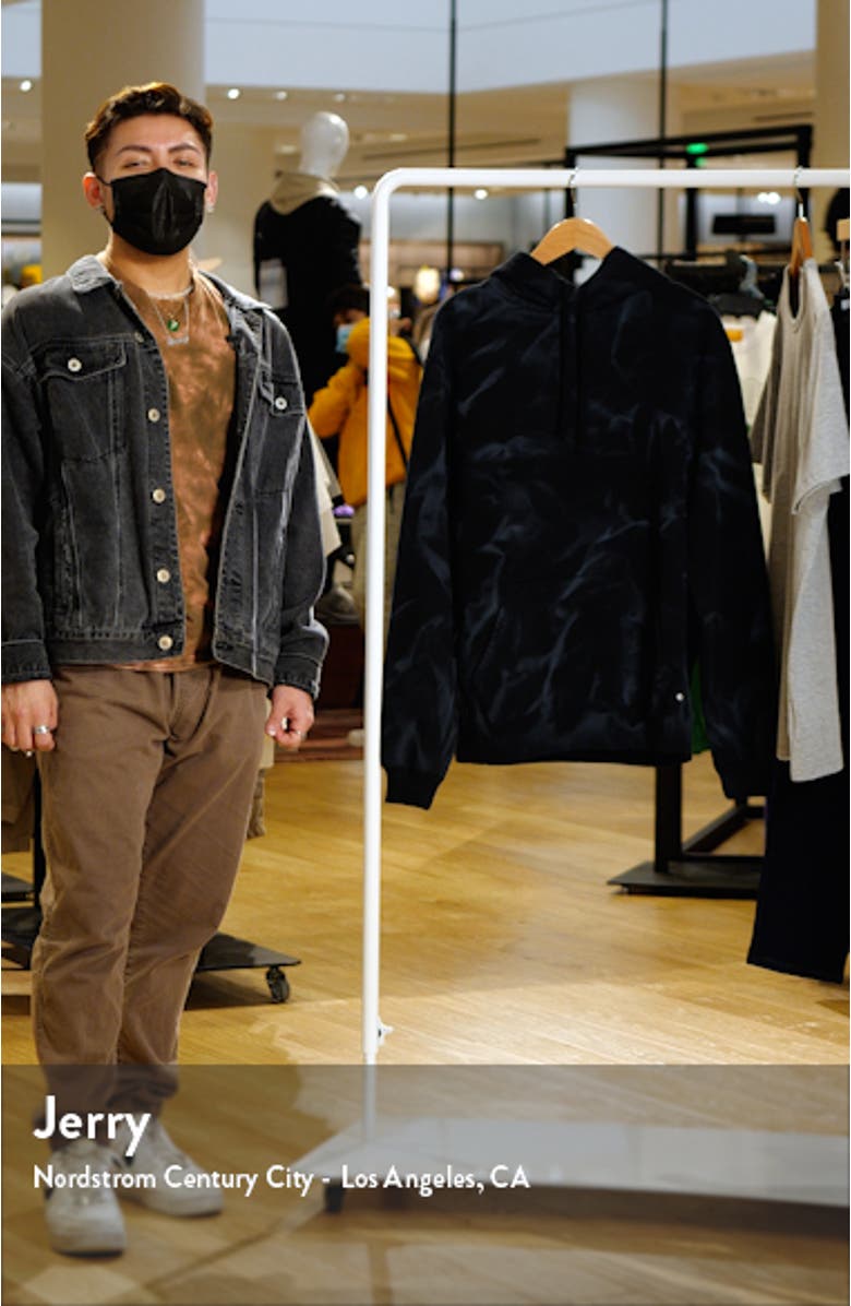 Men's Auroras Tie Dye Cotton Hoodie, sales video thumbnail