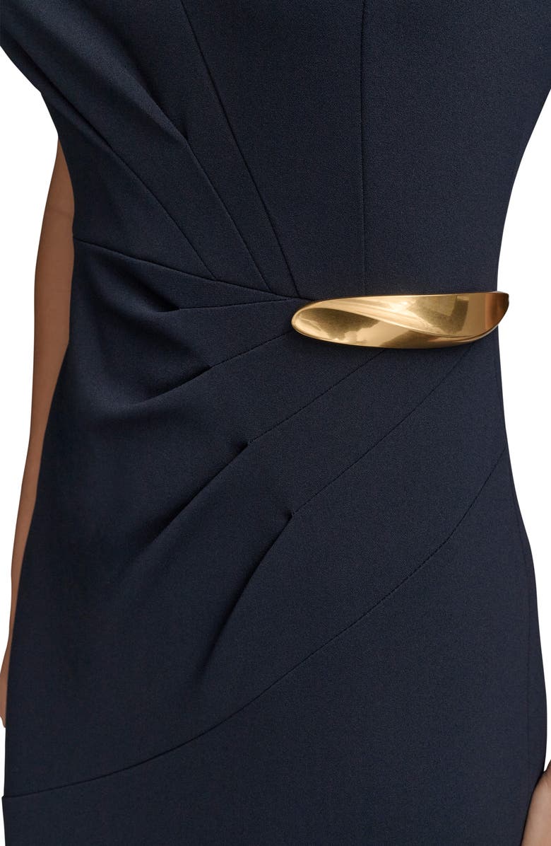 Donna Karan New York Sleeveless Sheath Dress, Alternate, color, Indigo
