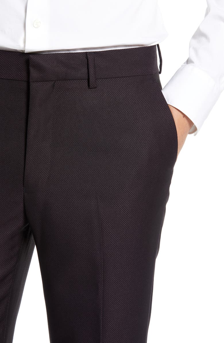 Topman Bicester Skinny Fit Suit Pants, Alternate, color,