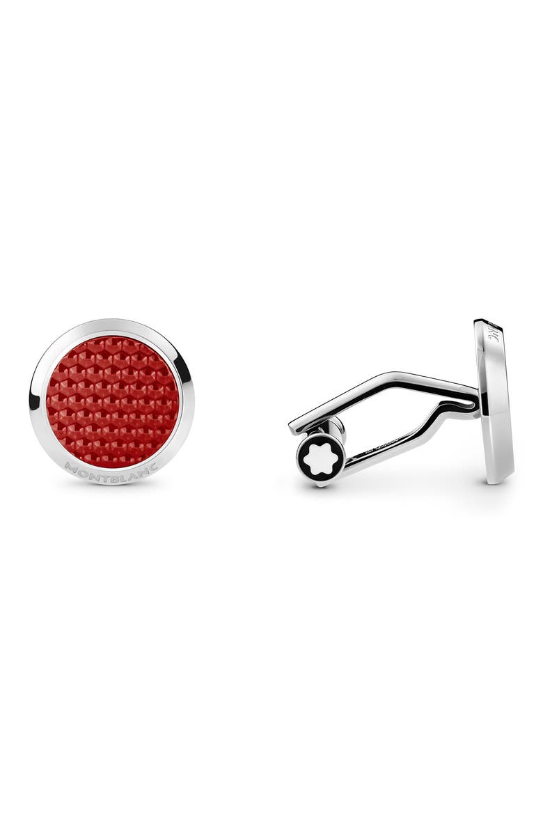 Meisterstück Cuff Links, Main, color, RED