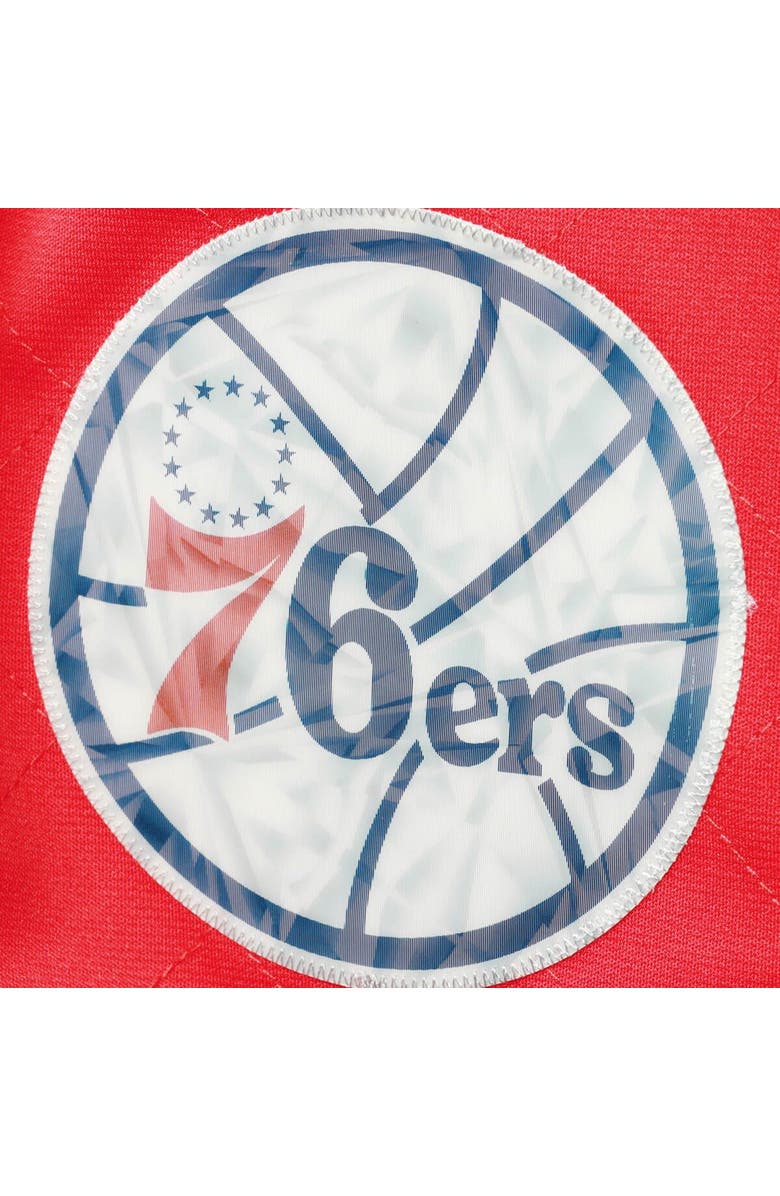 Mitchell & Ness Men's Mitchell & Ness Red Philadelphia 76ers Hardwood Classics 75th Anniversary Swingman Shorts, Alternate, color, Red