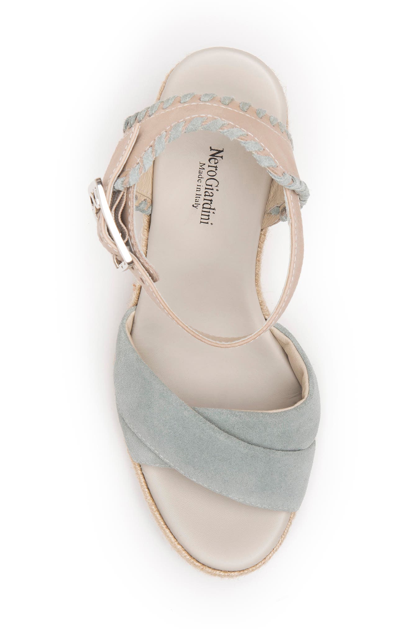 NeroGiardini Espadrille Wedge Sandal, Alternate, color, 