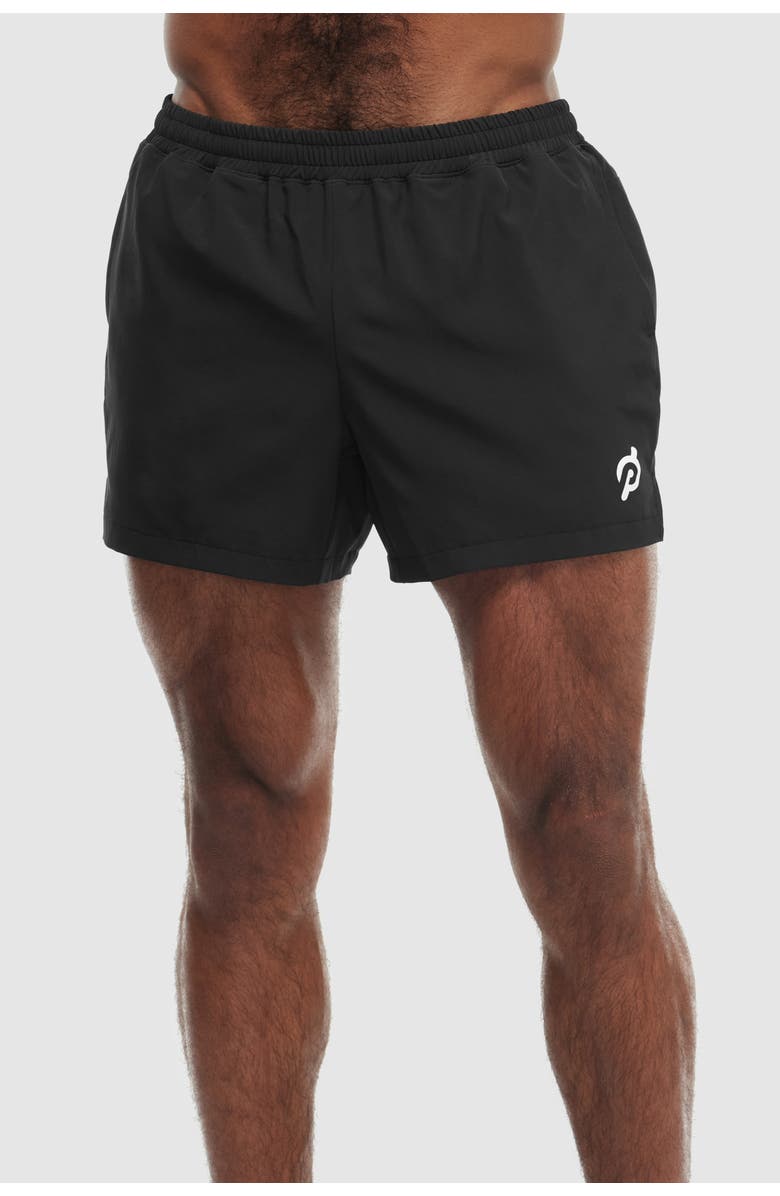 Peloton 5" Lined Performance raining Short, Main, color, Black